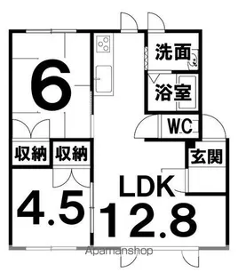 スール【2階】の間取り